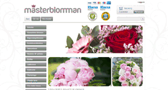 Desktop Screenshot of masterblomman.se